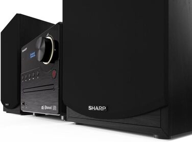 Компактна система SHARP XLB520D 40 Вт, DAB/FM, Bluetooth, чорний