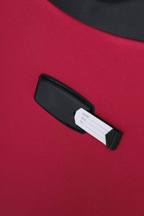 Набір валіз Beibye з тканини, з передніми кишенями, верхнім отвором та еластичною вставкою (Вишневий)