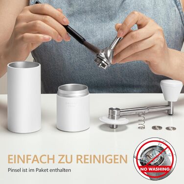 Ручна кавомолка TIMEMORE Chestnut з металевим корпусом, шліф Kegelschliff S2C, для еспресо та френч-прес, чорна