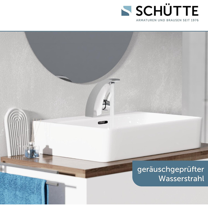 Змішувач для ванної кімнати Schütte 98100 Panama, суміш-вентиль з однорічним керуванням, хром, 35 мм картридж, для ванної кімнати