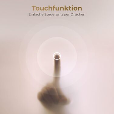 Дзеркало для ванної кімнати з підсвічуванням LED 120x60 см, велике, диммер, сенсорний вимикач, вертикальна/горизонтальна монтаж, 6500K (холодне біле світло)