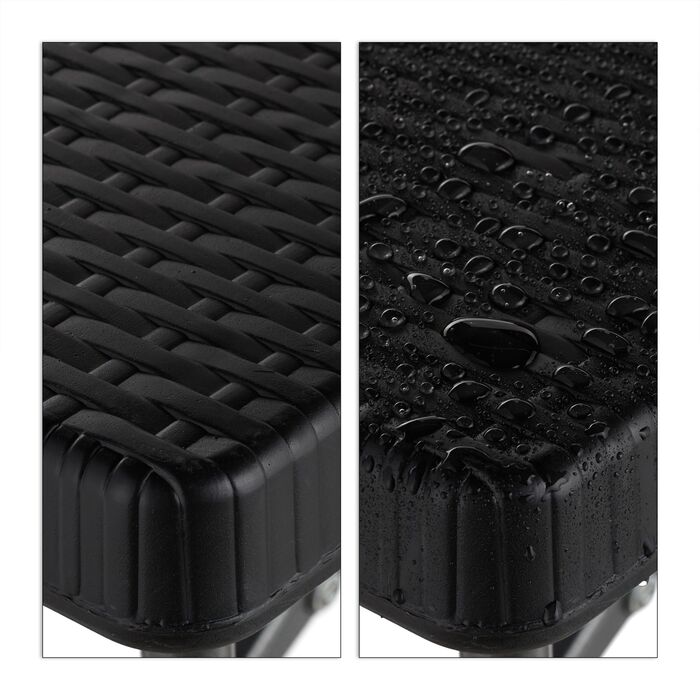 Набір з двох барних стільців Relaxdays, чорний