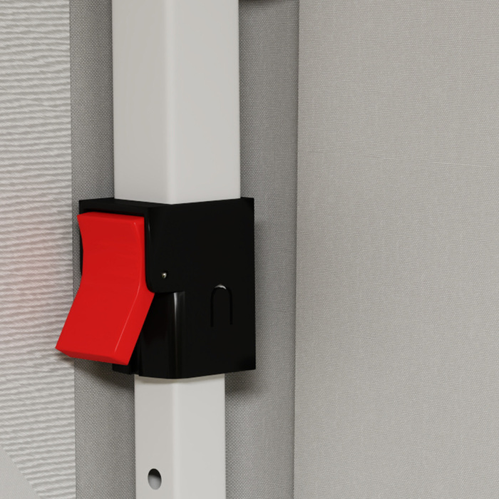 Павільйон приблизно 6x3 м, стабільний, зимостійкий, швидкомонтований, розкладний павільйон з вікном, дверцятами на блискавці та бічними панелями, захист від ультрафіолету