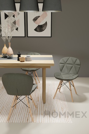 Стілець Hommex Karmen Dark Grey (арт. H-145 Dark Grey)