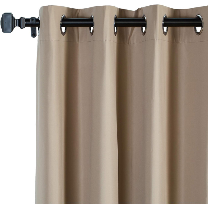 Затемнені штори Domopolis Basics, 2 шт. и, 168x183 см, шоколадно-коричневі