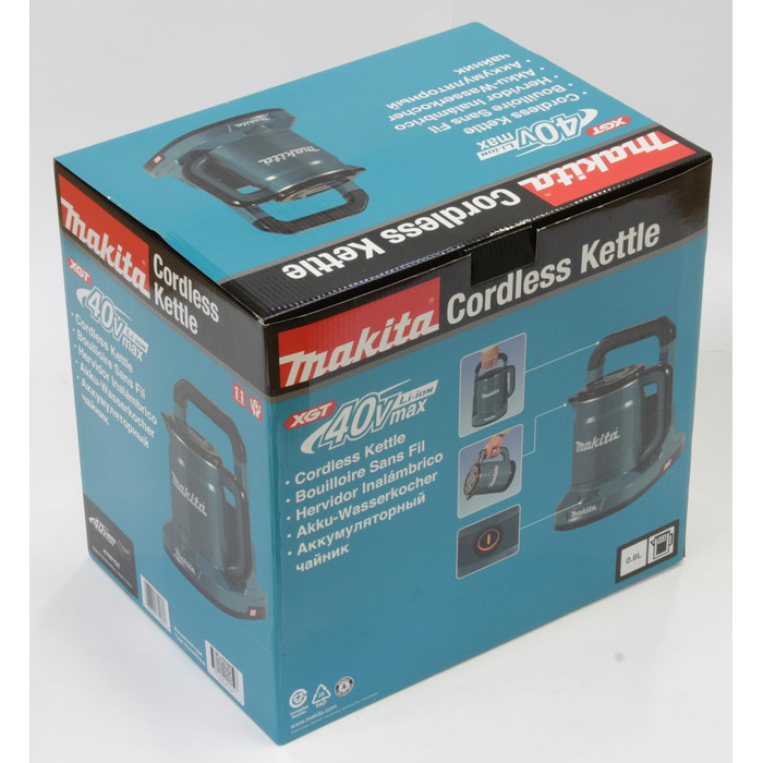 Електричний чайник Makita KT001GZ 40V max. (без акумулятора, без зарядного пристрою)