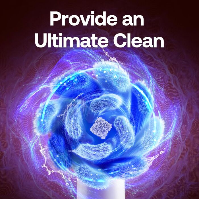 Електрична зубна щітка Bitvae R2, 8 насадок на 2 роки, 5 режимів для дорослих та дітей, захист ясен, чорний