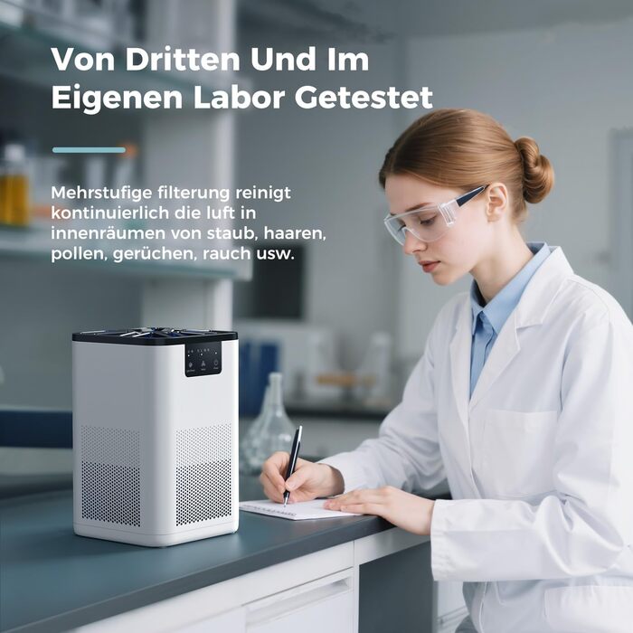 Повітряочисник Aroeve для спальні з ароматерапією, для дому, офісу, видаляє шерсть, пил, запах, 20dB