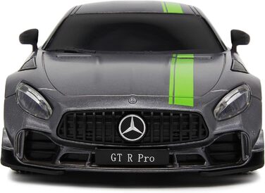 Модель автомобіля Mercedes-AMG GT Pro (1:24) CMJ – радіокерування, офіційна ліцензія, робочі фари, сірий колір