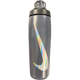 Спортивна пляшка для води Nike з великим логотипом SWOOSH чорна
