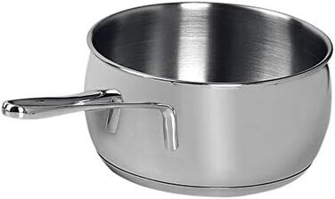 Набір каструль Lagostina Euforia 11 предметів з нержавіючої сталі 18/10, для всіх типів плит, з кришками, Lagoseal-Plus дно