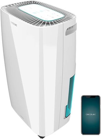 Зволожувач повітря Cecotec Big Dry 4000 Expert Connected: 10л/день, Wi-Fi, R290, LED, 105м³/год, 40-80%