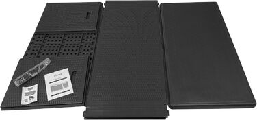 Скриня для зберігання речей Grindi Morus 570л - водонепроникна садові меблі, подушки, інструменти - для балкона, тераси, саду (Чорний)