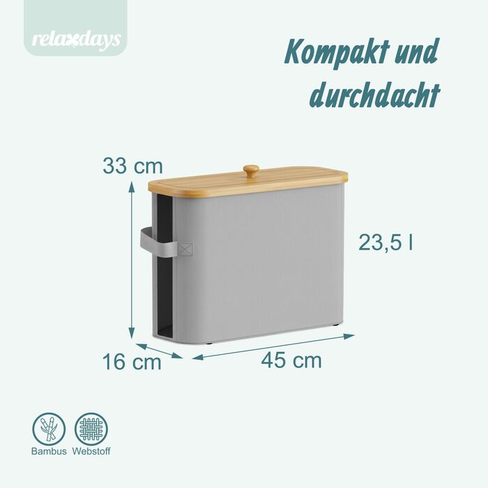 Тримач для туалетного паперу Relaxdays на 12 рулонів