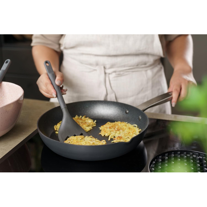 Набір кухонних помічників Zyliss E980244 7-TLG: силікон, нейлон, пшеничне волокно, нержавіюча сталь, сірий колір