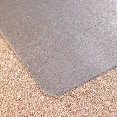 Протекторна підкладка під крісло Floortex, антимікробна, 120x90 см, прямокутна, вініл без фталатів, матова, для килимів, TÜV сертифікат