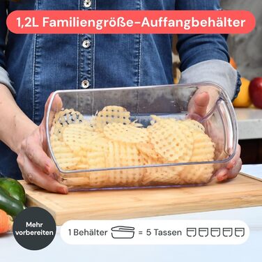 Многофункціональний овочевий слайсер-терка Mandoline 10-в-1 (білий) - для овочів, фруктів, сиру, цибулі, картоплі, огірків, жульєни