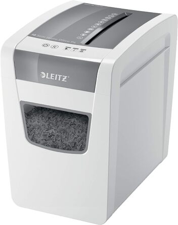 Шредер Leitz IQ Aktenvernichter Home Office: безпечний знищення документів, P4, 23L, для офісу, білий