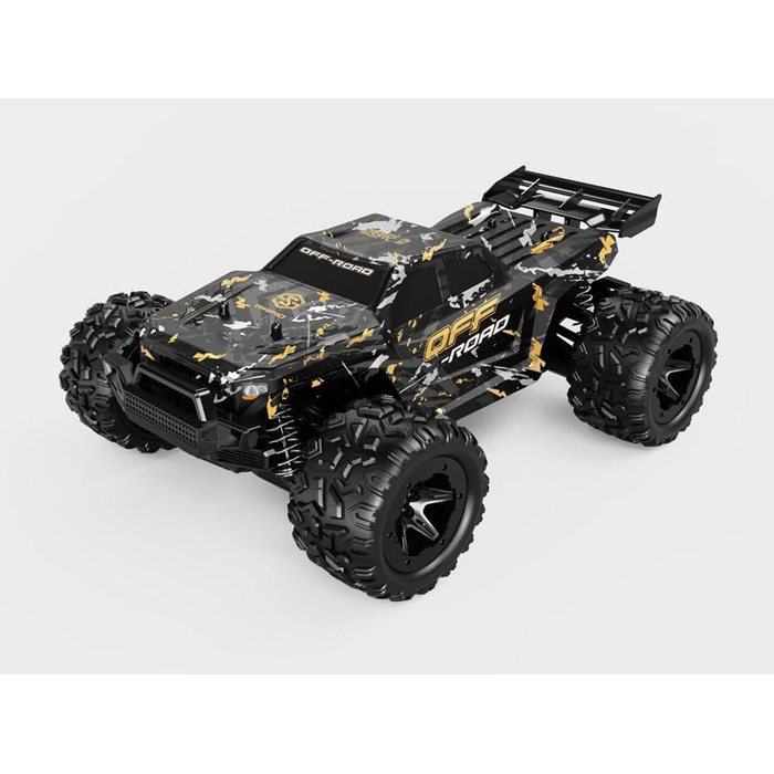 Радіокерований позашляховик DEERC 9309E 1:16 4WD 40 км/год, електричний монстр-трак для дорослих та дітей, водонепроникний, з 2 акумуляторами