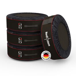 Сумки для зберігання шин Nordstern XXL (набір з 4 шт., з захисними подушками) преміум-якість, для шин та коліс до 23 дюймів