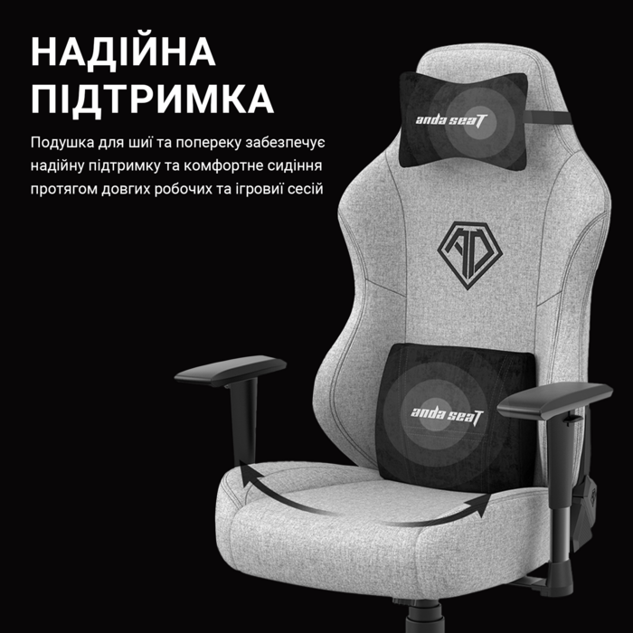 Крісло ігрове Anda Seat Phantom 3 White Size L
