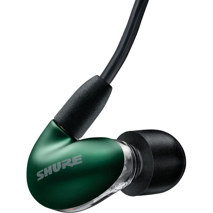 Навушники Shure SE846, чотири динаміки, настроювана частотна характеристика, знімний кабель, зелений нефрит Gen 2