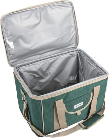 Сумка-холодильник anndora на 40 літрів-ізольована сумка-сумка для пікніка (XL Green)