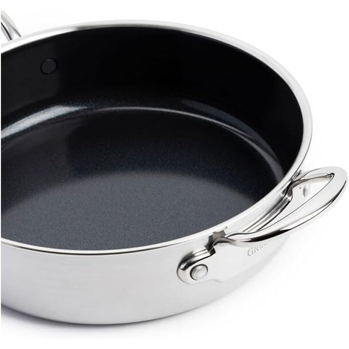 GreenPan сковорода з нержавіючої сталі 26 см з кришкою CC003820-001