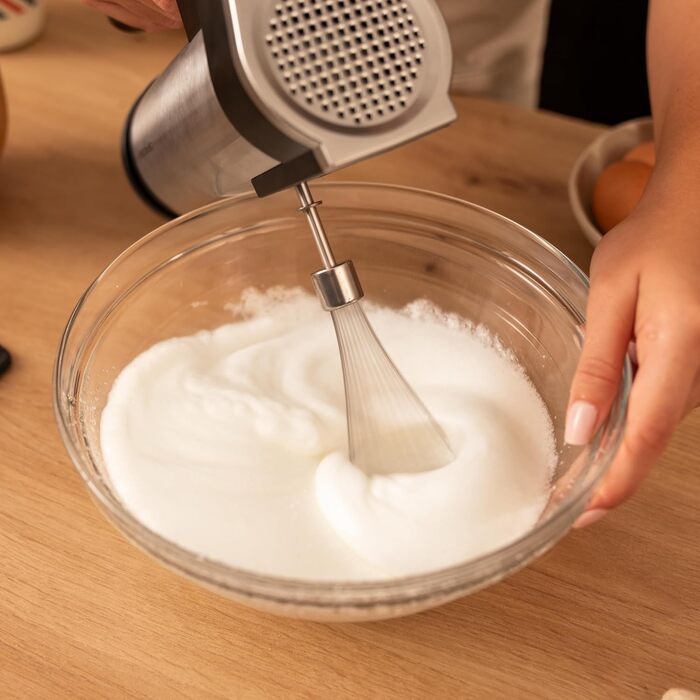 Ручний міксер Cecotec PowerTwist 500 Full Steel: 500 Вт, 5 швидкостей + Turbo, 3 насадки, сталь, без чаші