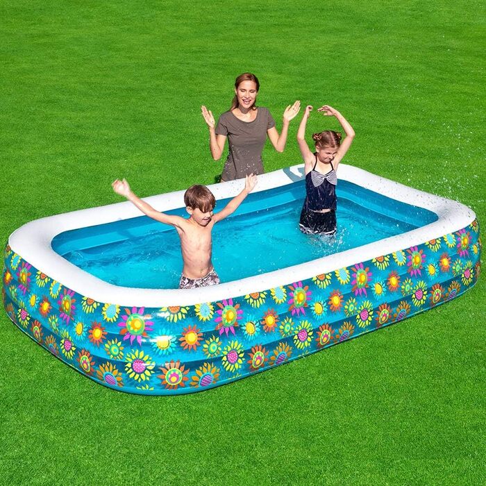 Дитячий надувний басейн Bestway Fill 'N Fun Динозаври, 244x46 см