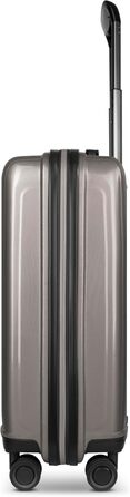 Набір валіз REDOLZ Essentials 14: S 55 см, M 66 см, L 77 см | Розширювані, ультралегкі, з TSA-замком | Колір: Кофе Grey Metallic