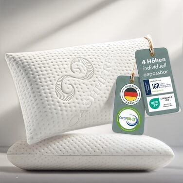 Ортопедична подушка Blumtal з Memory Foam для підтримки шиї, 70x36x11 см, знімний чохол, сертифікат Oeko-TEX®