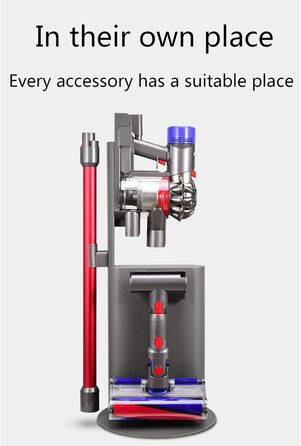 Підставка Xingsiyue для Dyson V6-V15, DC30-DC74 - підлогова підставка з вуглецевої сталі, свердління не потрібне