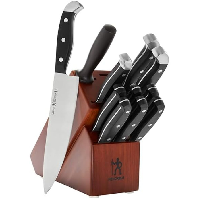 Набір ножів HENCKELS 17550-000 Solution, нержавіюча сталь, 12 предметів, темно-коричневий