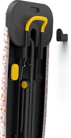 Гладильна дошка Joseph Joseph Glide 135x45 см з регулюванням висоти та стійкою до нагрівання платформою для прасування, зручне зберігання, 4-шаровий бавовняний чохол (Стандарт, Персиковий, 135 см)