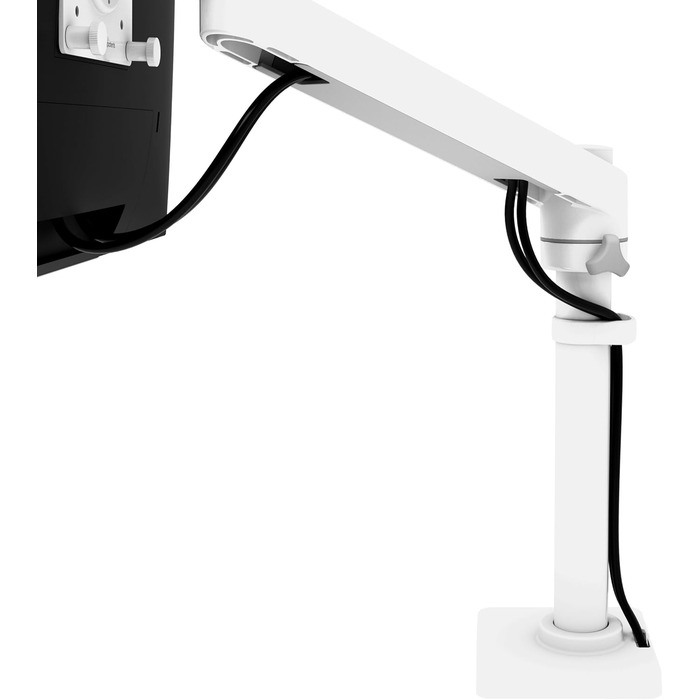 Кріплення для монітора Ergotron NX - ручне регулювання висоти, VESA, гарантія 5 років (білий)