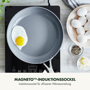 GreenPan Valencia Pro: сковорода з антипригарним покриттям Harteloxierte Keramik, 20 см та 26 см, без PFAS, з нержавіючою сталею, для індукційних плит, можна мити в посудомийній машині та використовувати в духовці, сірий колір