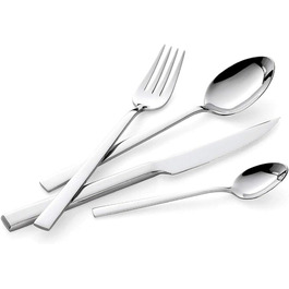 Набір столових приборів Lagostina Giada з нержавіючої сталі 18/10, 24 частини, для 6 осіб