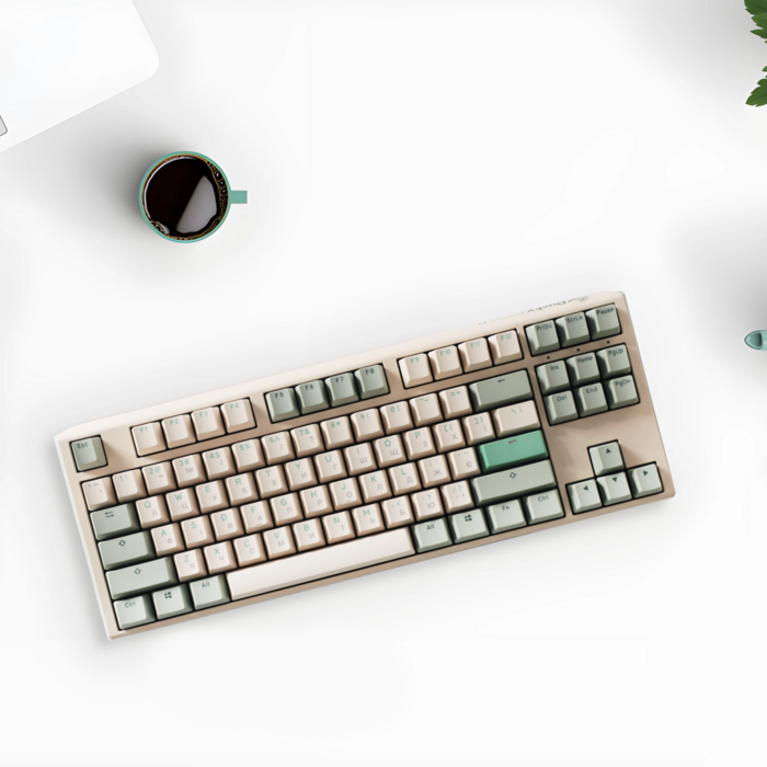 Механічна клавіатура Ducky One 3 TKL Cherry MX Red Matcha Cream UA