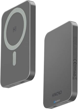 Металева конструкція, бездротова, 5000 мАг для iPhone 16-12 серії, 20W