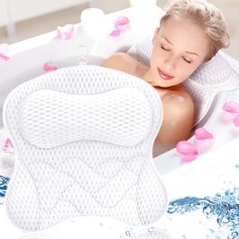 Подушка для ванни Frasheng 4D Mesh, для голови, шиї, плечей, спини