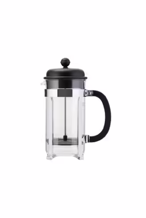 Кавник френч-прес Bodum Caffettiera, 1 л, чорний (1918-01), Чорний, 1000