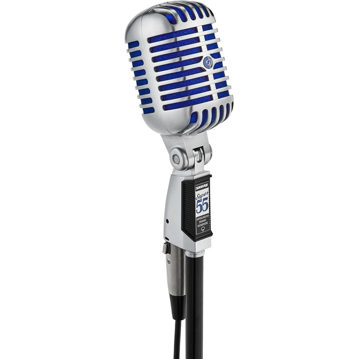 Вокальний мікрофон Shure Super 55 Deluxe – вінтажний динамічний суперкардіоїдний Unidyne, легендарний дизайн, класичне звучання, міцний литий корпус