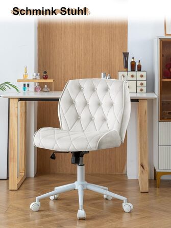 Крісло для дому та офісу Symino з функцією гойдання, обшите штучною замшею, регульована висота, поворотне на 360°, ергономічне, до 150 кг, велике (до 150 кг)