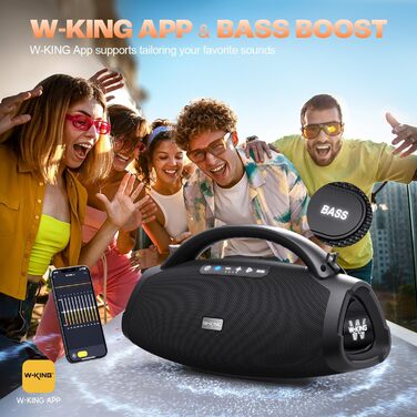 W-King Bluetooth Колонка 330W Peak, 200W RMS, 7.5