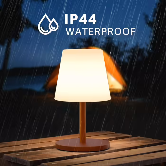 FUYO LED акумуляторна настільна лампа для вулиці, 8 кольорів, димірується, бездротова, портативна, нічник з кольоровою зміною для саду, спальні, кемпінгу, декору на Великдень
