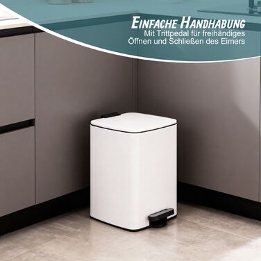 Відро для сміття Relaxdays Кухня, 12 літрів