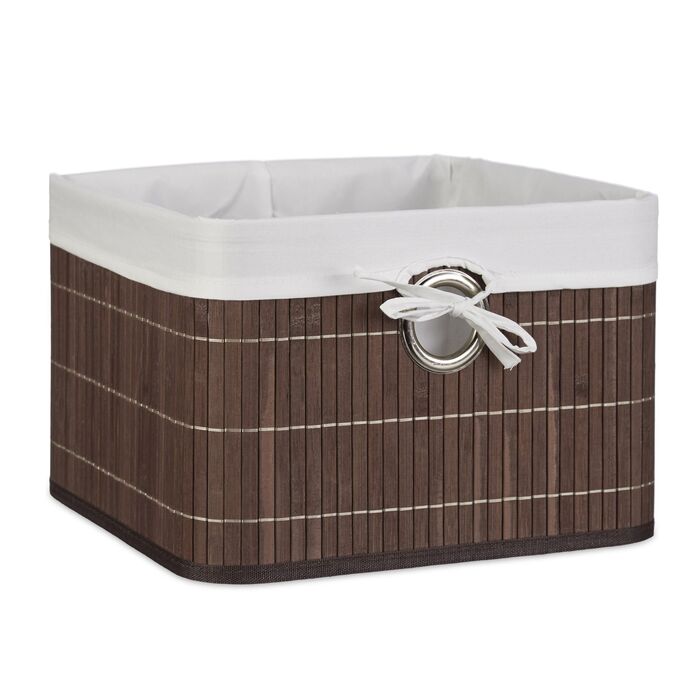 Кошик для зберігання Relaxdays з бамбука