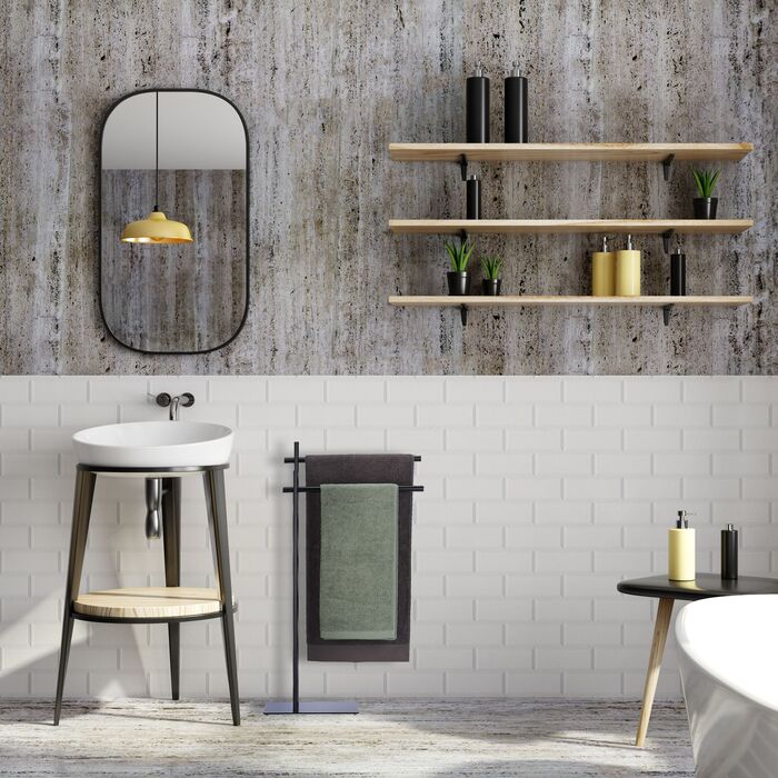 Підставка для рушників Relaxdays з двома перекладинами