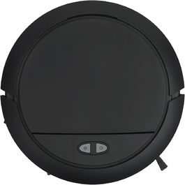 Робот-пилосос 2-в-1 з функцією миття SABUIDDS, потужність 2700Pa, керування через додаток, самостійна зарядка, для шерсті тварин, килимів та твердих підлог (Чорний)